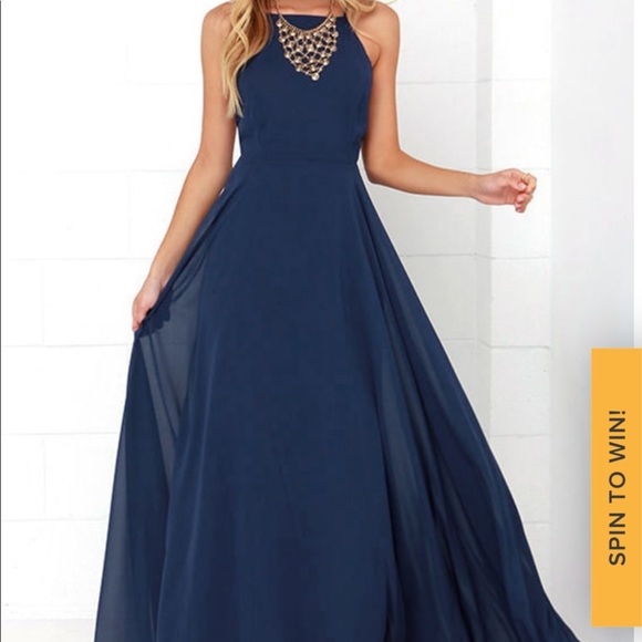 Lulus Dresses & Skirts - Royal blue maxi dress